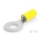 Te Connectivity Ring Terminal, M10 Stud Size, 6.64 mmÂ², 300 V, Nylon Insulated, Yellow 160138 - alternate 1